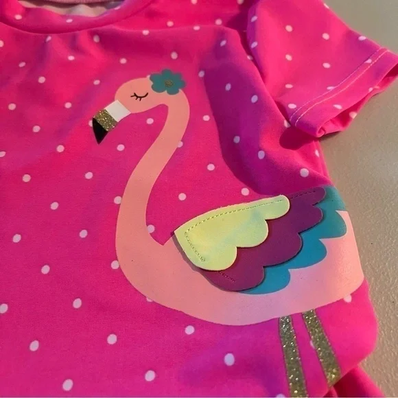 18 month bathing suit bundle Carter’s and OP Flamingo pattern is the carters GUC - Picture 11 of 12